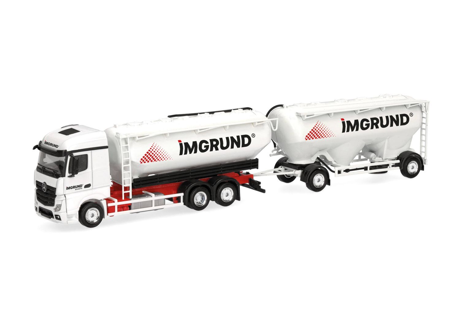 1:87 Herpa - Mercedes-Benz Actros Streamspace Eutersilo-Hängerzug "Imgrund"