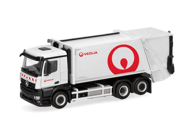 1:87 Herpa - Mercedes-Benz Actros M Pressmüllfahrzeug "VEOLIA"