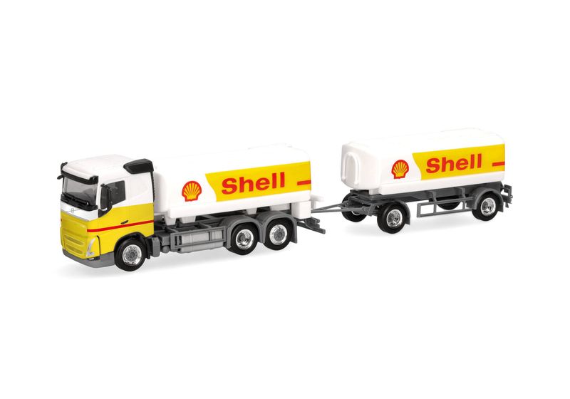 1:87 Herpa - Volvo FH FD 2020 Benzintank-Hängerzug "Shell"