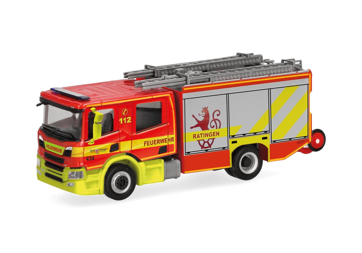 1:87 Herpa - Scania Crewcab CP28 HLF "Feuerwehr Ratingen"