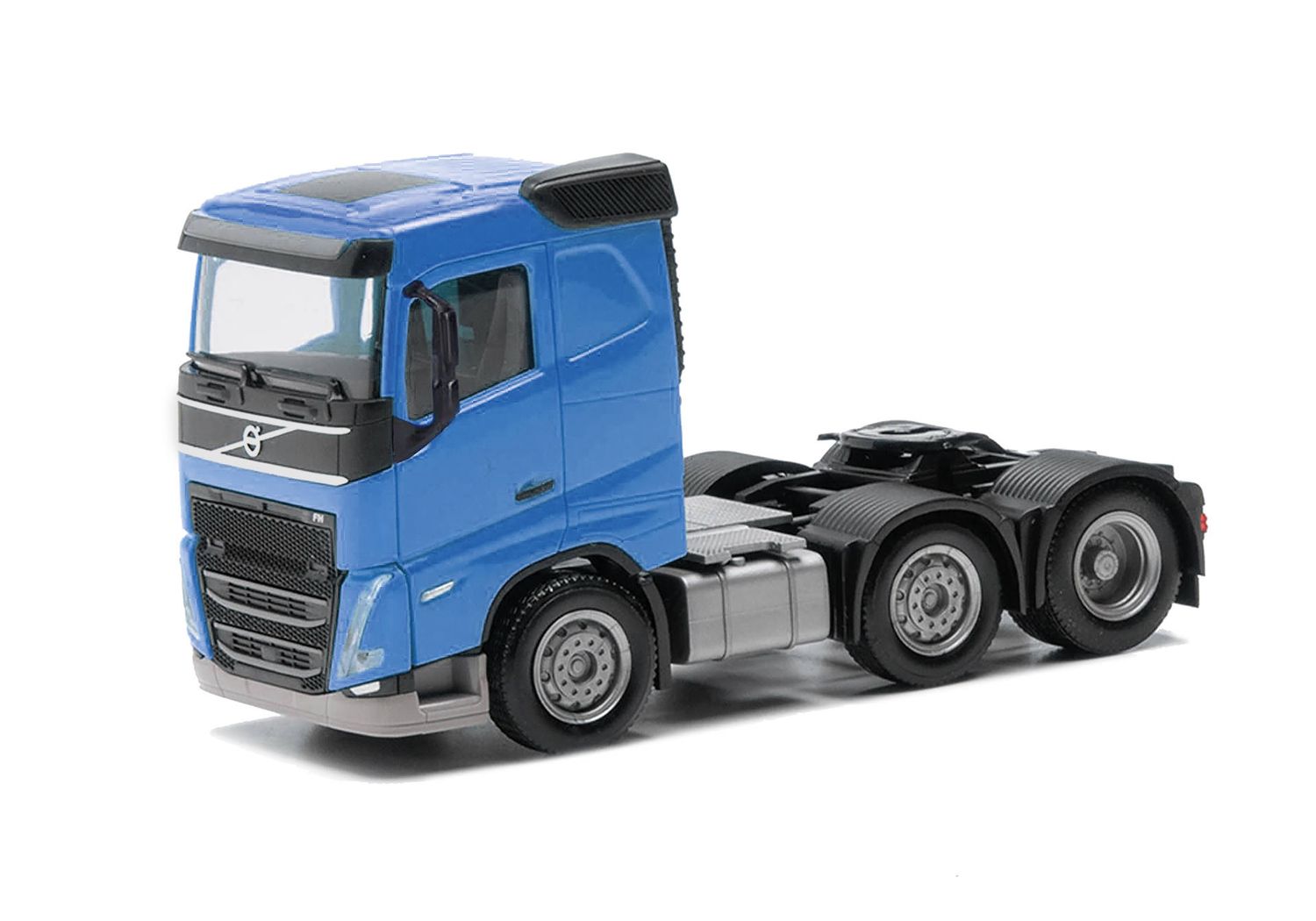 1:87 Herpa - Volvo FH Flachdach Zugmaschine 3achs (6x2), himmelblau