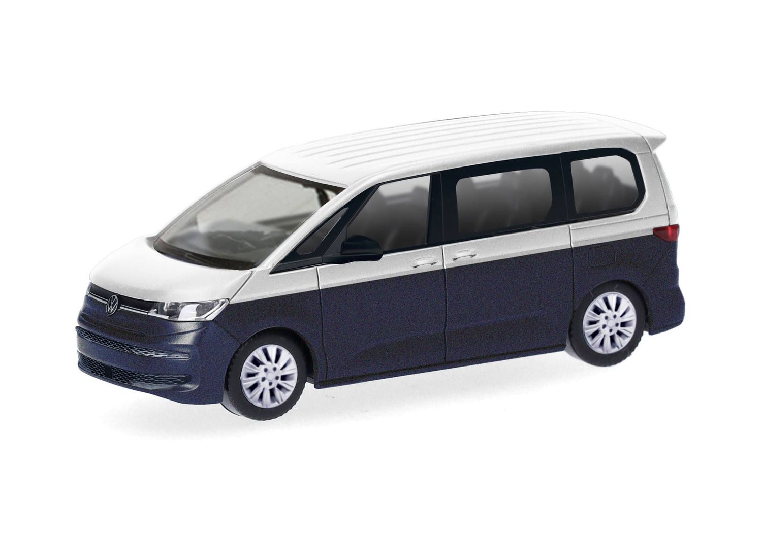 1:87 Herpa - Volkswagen (VW) Multivan Bi-Color, candyweiß-starlightblue