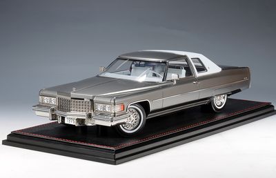 1:18 Stamp Models - 1976 Cadillac Coupe de Ville Academy Gray Metallic 1:18 Stamp Models - 1976 Cadillac Coupe de Ville Academy Gray Metallic