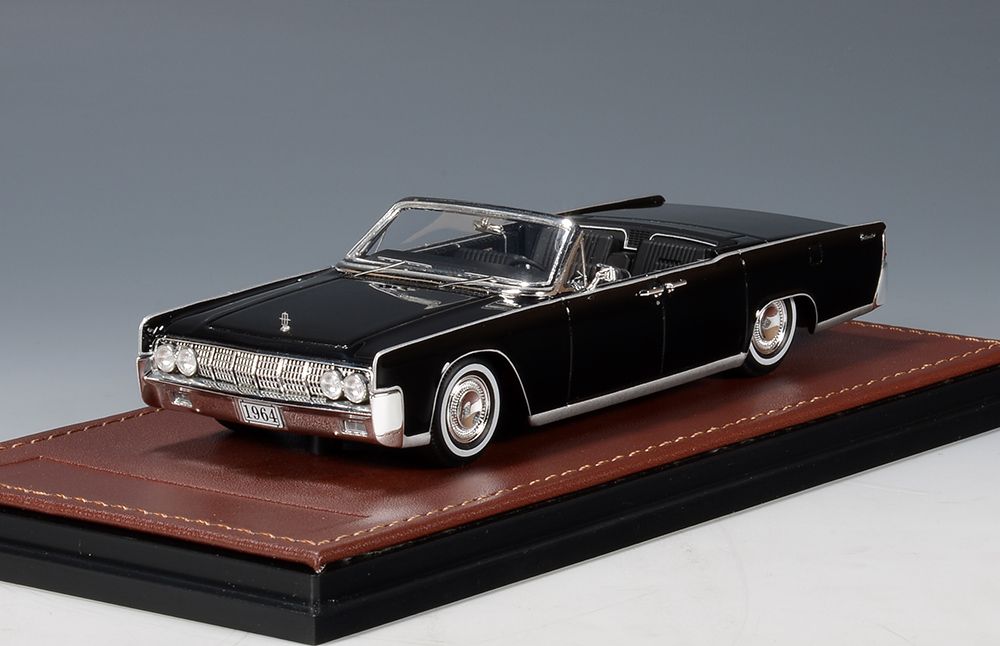 1:43 GLM - 1964 Lincoln Continental Convertible Open roof Black