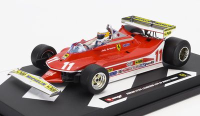 1:18 Bburago - Ferrari F1 312T4 Short Tail #11 Winner Monaco World Champion GP 1979 J. Schecker