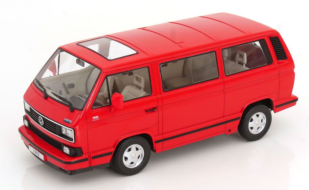 1:18 KK Scale - VW Bus T3 Multivan Limited Last Edition 1992 rot