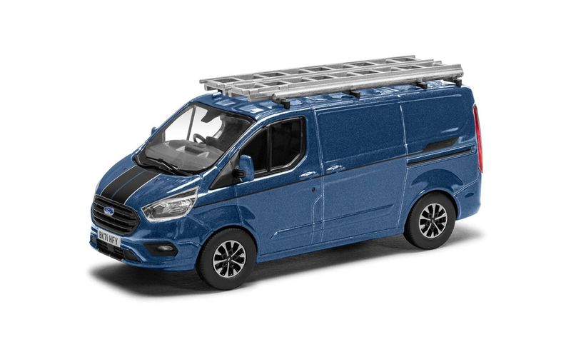 1:43 Vanguards - Ford Transit Custom Sport, Chrome Blue