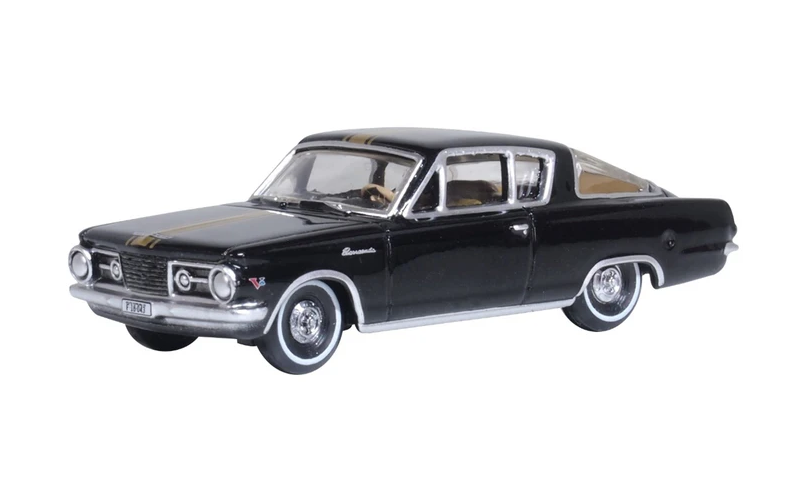 1:87 Oxford  - Plymouth Barracuda 1965 Black/Gold