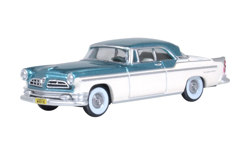 1:87 Oxford  - Chrysler New Yorker Deluxe Coupe St. Regis 1955 Jade Green/Platinum
