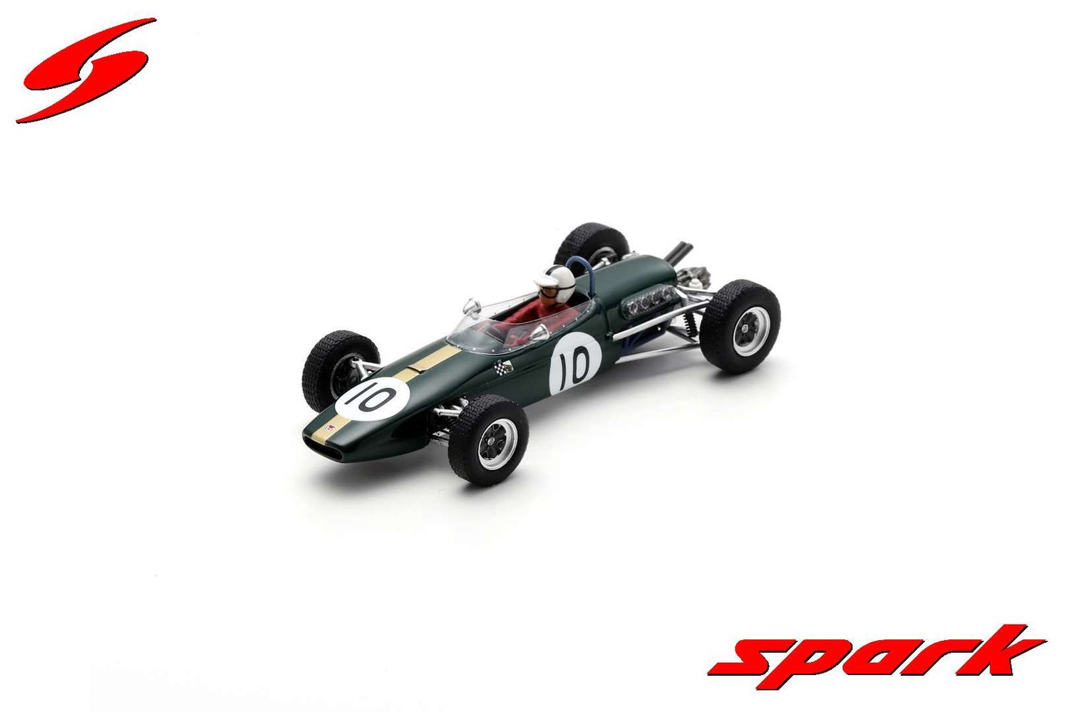 1:43 Spark - Brabham BT18 Honda No.10 Winner F2 Rouen GP 1966 Denny Hulme