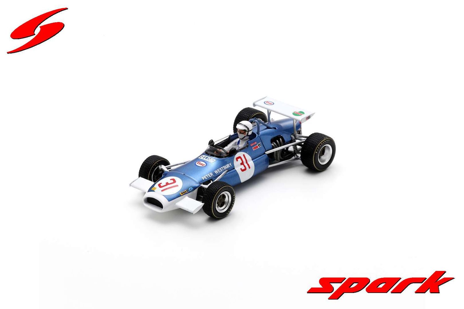 1:43 Spark - Brabham BT30 No.31 German GP 1969 Peter Westbury