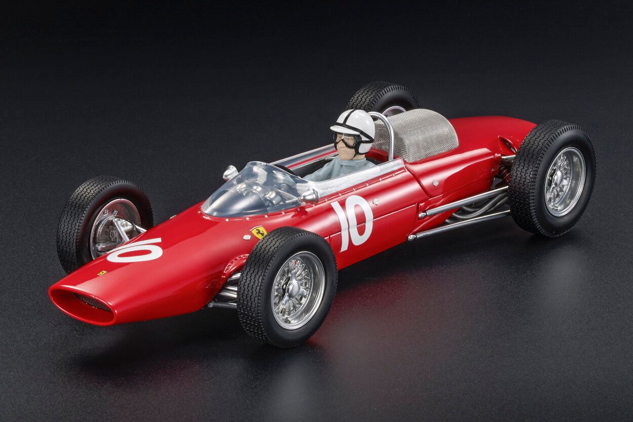 1:18 GP Replicas - Ferrari F1 156 F1-63 #10 2nd British Silverstone GP 1963 John Surtees (with Driver Figure)