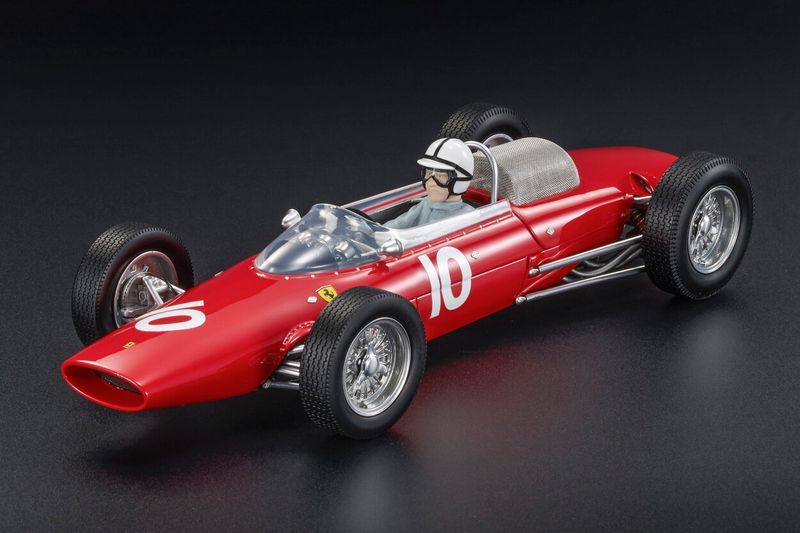 1:18 GP Replicas - Ferrari F1 156 F1-63 #10 2nd British Silverstone GP 1963 John Surtees (with Driver Figure) 1:18 GP Replicas - Ferrari F1 156 F1-63 #10 2nd British Silverstone GP 1963 John Surtees (with Driver Figure)