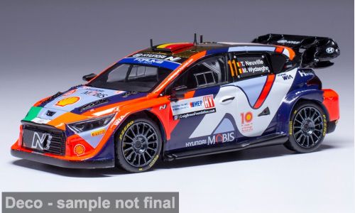 1:43 Ixo - Hyundai i20 N Rally1 WRC Rally Croatia 2024 #11 T.Neuville M.Wydaeghe