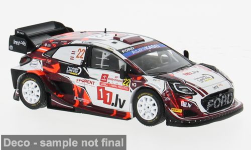 1:43 Ixo - Ford Puma Rally1 Rally WM Rallye Polen 2024 #22 M.Sesks R.Francis 1:43 Ixo - Ford Puma Rally1 Rally WM Rallye Polen 2024 #22 M.Sesks R.Francis