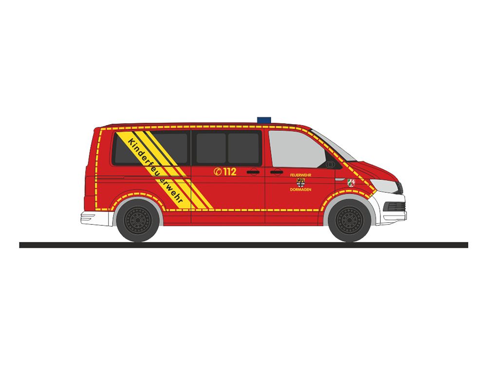 1:87 Rietze - VW T6 Feuerwehr Dormagen