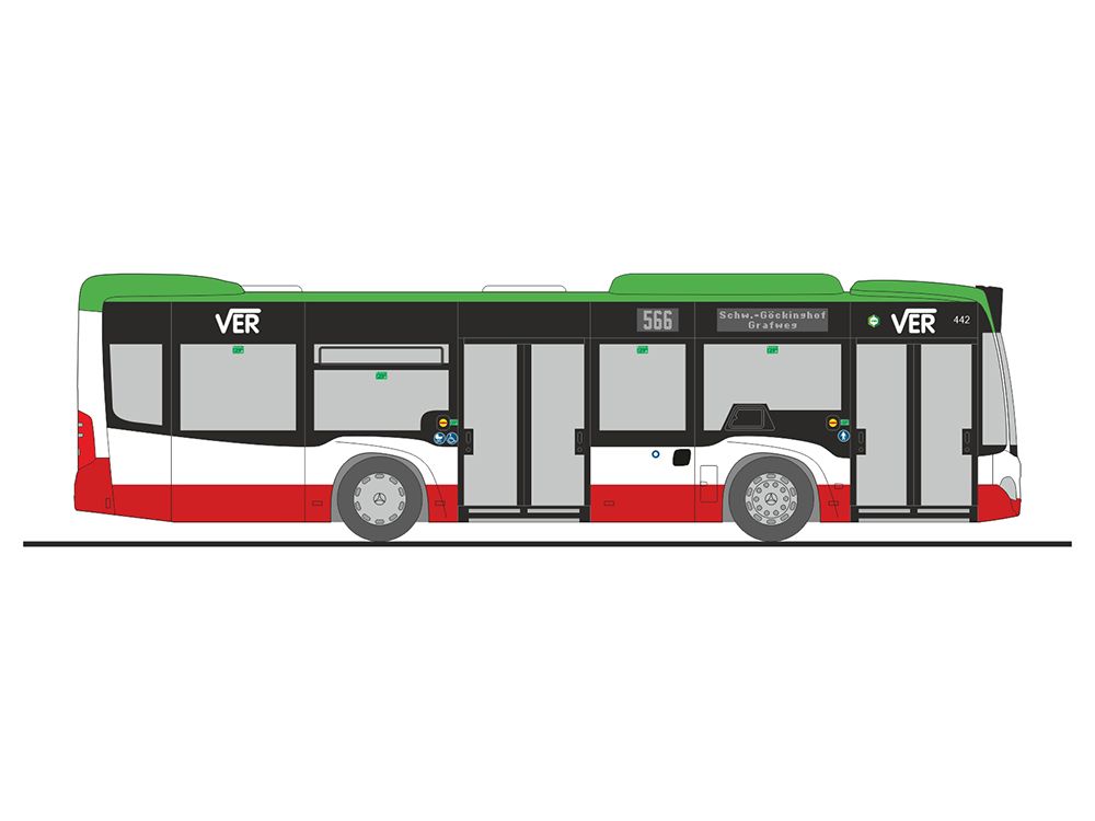1:87 Rietze - Mercedes Benz CITARO K VER Ennepetal 2012