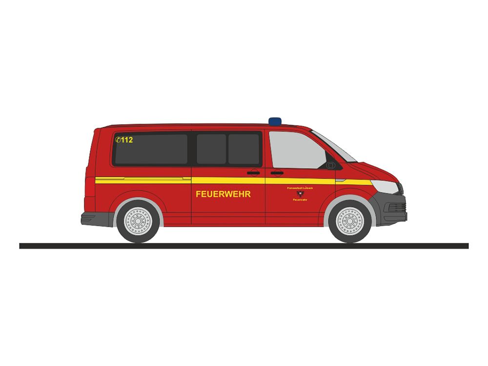 1:87 Rietze - VW T6 Feuerwehr Lübeck