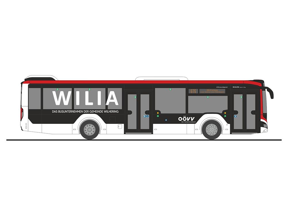 1:87 Rietze - Man LION'S CITY 12 Wilia Busunternehmen Linz-Land 2018