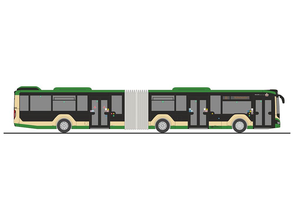 1:87 Rietze - Man LION'S CITY 18 Verkehrsbetriebe Brandenburg / Havel 2018