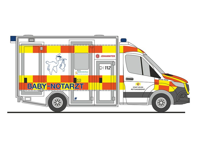1:87 Rietze - Mercedes Benz SPRINTER GSF Baby-Notarzt Rettungsd. Neuss 2018 1:87 Rietze - Mercedes Benz SPRINTER GSF Baby-Notarzt Rettungsd. Neuss 2018