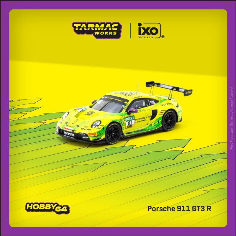 1:64 Tarmac - Porsche 911 GT3 R, Thomas Preining, DTM Champion 2023 1:64 Tarmac - Porsche 911 GT3 R, Thomas Preining, DTM Champion 2023