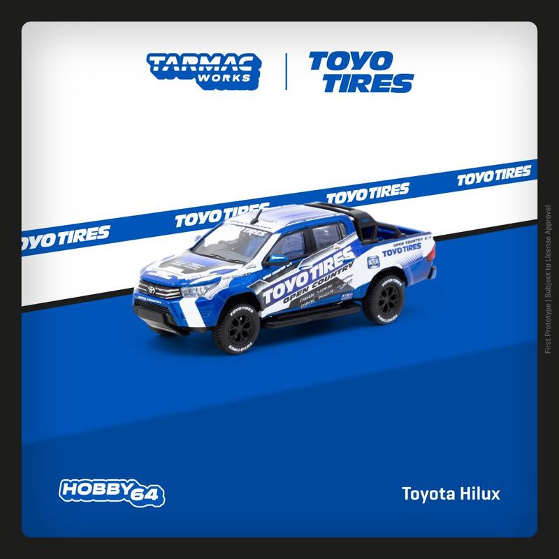 1:64 Tarmac - Toyota Hilux *Toyo Tires* 1:64 Tarmac - Toyota Hilux *Toyo Tires*