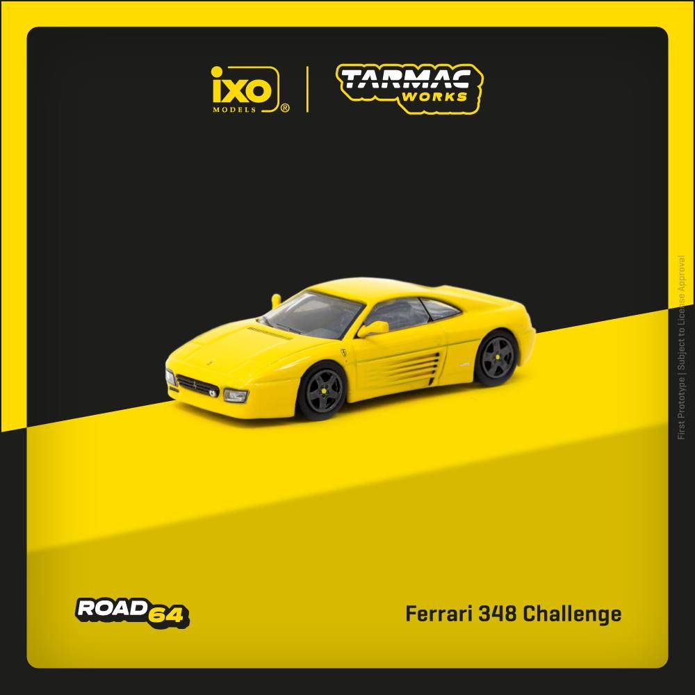 1:64 Tarmac - Ferrari 348 Challenge, yellow