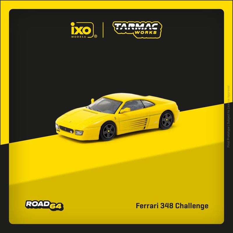 1:64 Tarmac - Ferrari 348 Challenge, yellow 1:64 Tarmac - Ferrari 348 Challenge, yellow