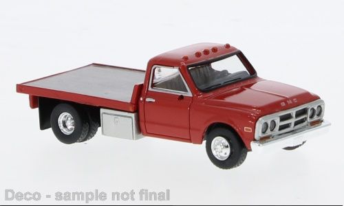 1:87 Brekina - GMC Sierra Grande Plattform, rot, 1968