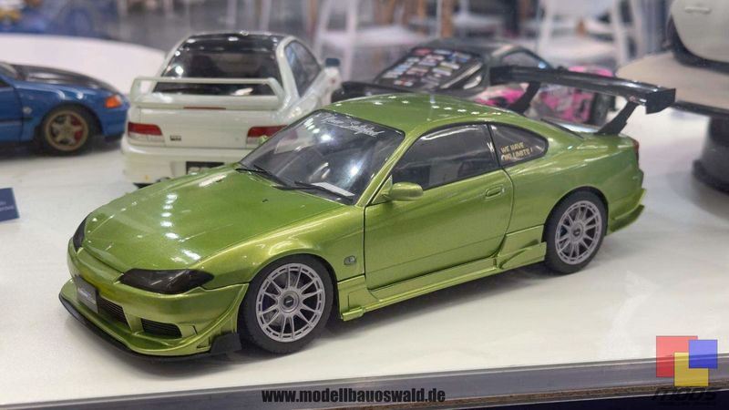 1:18 Solido - Nissan Silvia S15 SPEC-R AERO green 1:18 Solido - Nissan Silvia S15 SPEC-R AERO green