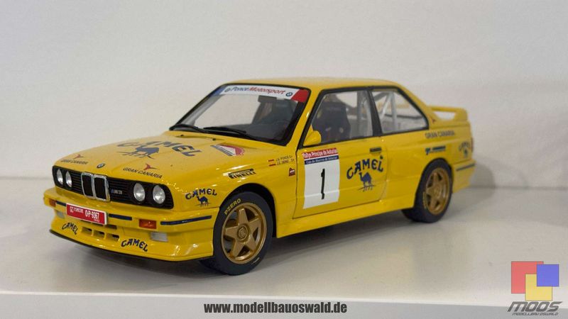 1:18 Solido - BMW 3-Series (E30) Gr.A #1 3rd Rally Principe Asturias 1992 J. Maria Ponce - J. Carlos Deniz 1:18 Solido - BMW 3-Series (E30) Gr.A #1 3rd Rally Principe Asturias 1992 J. Maria Ponce - J. Carlos Deniz