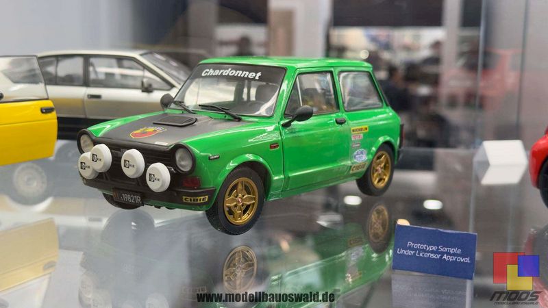1:18 Solido - 1980 Autobianchi A112 Abarth MKV Green Black 1:18 Solido - 1980 Autobianchi A112 Abarth MKV Green Black