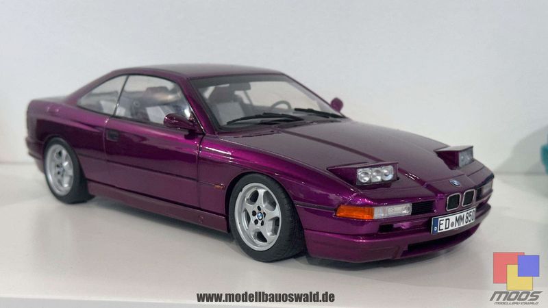 1:18 Solido - 1992 BMW 8-Series CSi (E31) Coupe Purple 1:18 Solido - 1992 BMW 8-Series CSi (E31) Coupe Purple
