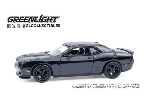 1:64 Greenlight - 2016 Dodge Challenger R-T Hemi *Black Bandit Series 30*, black