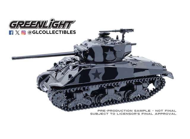 1:64 Greenlight - M4 Sherman 76 Long Barrell *Black Bandit Series 30*, black