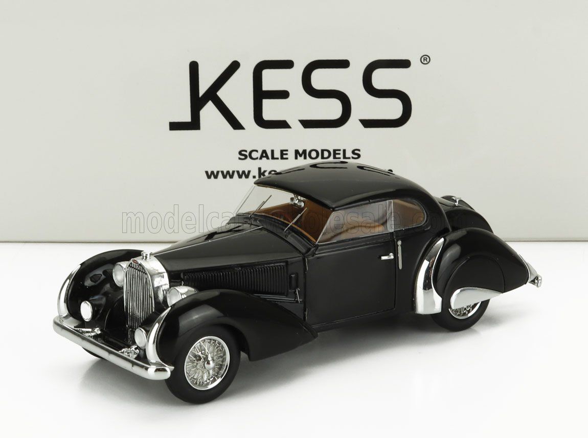 1:43 Kess Model - 1936 Bugatti T57 Labourdette Vutotal Coupe Black
