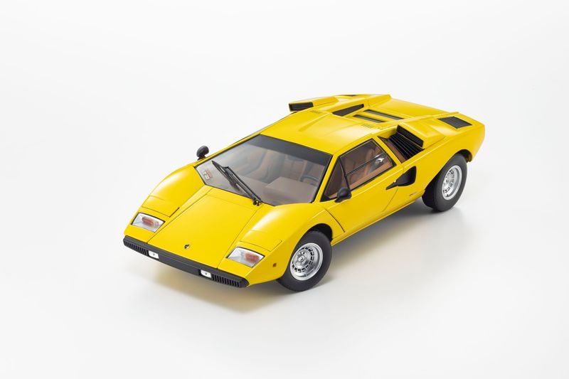 1:18 Kyosho - Lamborghini Countach LP 400 Yellow 1:18 Kyosho - Lamborghini Countach LP 400 Yellow