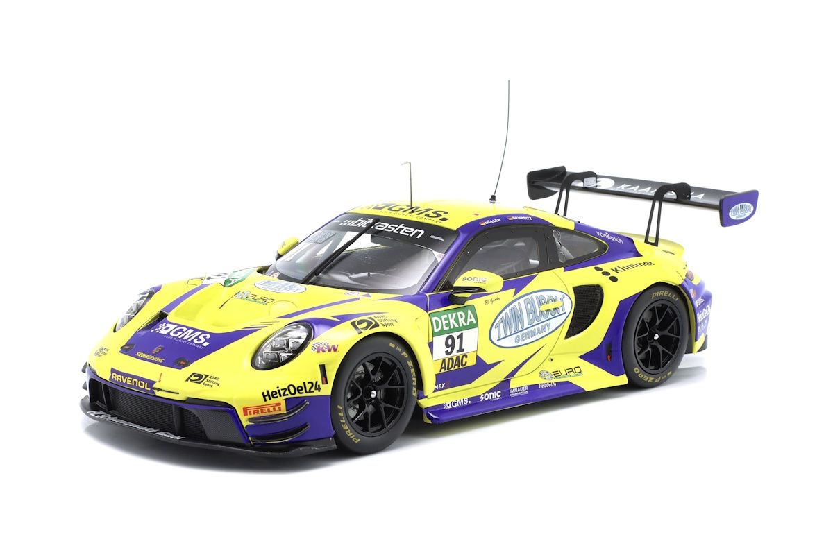 1:18 Ixo - Porsche 911 (992) GT3 R TEAM JOOS #91 GEHRSITZ/MULLER ADAC GT MASTERS 2023