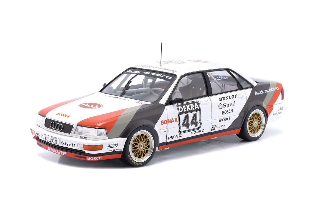 1:18 Werk83 - Audi V8 QUATTRO #44 HANS-JOACHIM STUCK DTM CHAMPION 1990 WITH COLLECTORS BOX