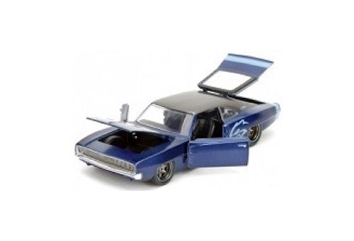 1:24 Jada Toys - Dodge CHARGER WIDEBODY 1968 - PINK SLIPS Blue 1:24 Jada Toys - Dodge CHARGER WIDEBODY 1968 - PINK SLIPS Blue