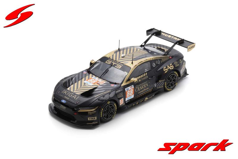 1:43 Spark - Ford Mustang GT3 No.88 PROTON COMPETITION 3rd LMGT3 class Le Mans 24H 2024 G. Roda - M. Pedersen - D. Olsen 1:43 Spark - Ford Mustang GT3 No.88 PROTON COMPETITION 3rd LMGT3 class Le Mans 24H 2024 G. Roda - M. Pedersen - D. Olsen