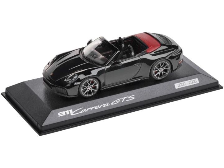 1:43 Porsche Dealer - Porsche 911 CARRERA GTS CABRIOLET (992.2) Limited Edition Black 1:43 Porsche Dealer - Porsche 911 CARRERA GTS CABRIOLET (992.2) Limited Edition Black