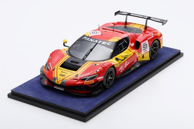 1:18 Looksmart - Ferrari 296 GT3 No.51 AF Corse – Francorchamps Motors 2nd 24H Spa 2024 A. Rovera – D. Rigon – A. Pier Guidi 1:18 Looksmart - Ferrari 296 GT3 No.51 AF Corse – Francorchamps Motors 2nd 24H Spa 2024 A. Rovera – D. Rigon – A. Pier Guidi