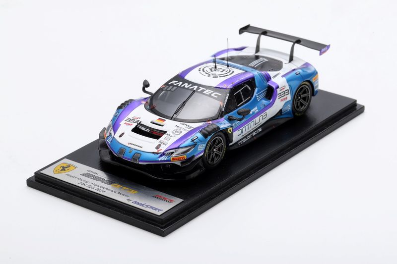 1:43 Looksmart - Ferrari 296 GT3 No.333 Rinaldi Racing – Francorchamps Motors 24H Spa 2024 C. Hook – F. Fernandez Laser – F. Crestani – D. Perel 1:43 Looksmart - Ferrari 296 GT3 No.333 Rinaldi Racing – Francorchamps Motors 24H Spa 2024 C. Hook – F. Fernandez Laser – F. Crestani – D. Perel