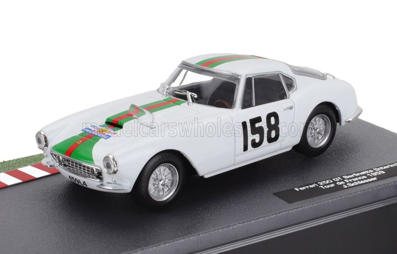 1:43 Hechette - FERRARI - 250 GT BERLINETTA INTERIM N 158 TOUR DE FRANCE 1959 JO SCHLESSER - ANNIE SCHLESSER 1:43 Hechette - FERRARI - 250 GT BERLINETTA INTERIM N 158 TOUR DE FRANCE 1959 JO SCHLESSER - ANNIE SCHLESSER