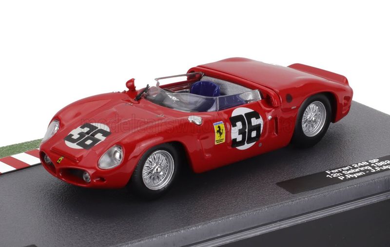 1:43 Hechette - FERRARI - 248SP SPIDER TEAM N.A.R.T. N 36 12h SEBRING 1962 PETER RYAN - JOHN FULP 1:43 Hechette - FERRARI - 248SP SPIDER TEAM N.A.R.T. N 36 12h SEBRING 1962 PETER RYAN - JOHN FULP