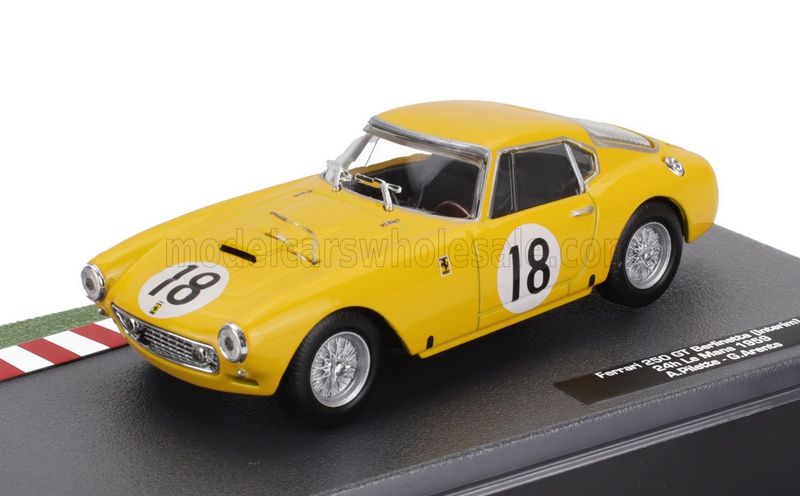 1:43 Hechette - FERRARI - 250 GTO LWB 3.0L V12 TEAM N.A.R.T. N 18 24h LE MANS 1959 GEORGE ARENTS - ANDRE PILETTE 1:43 Hechette - FERRARI - 250 GTO LWB 3.0L V12 TEAM N.A.R.T. N 18 24h LE MANS 1959 GEORGE ARENTS - ANDRE PILETTE