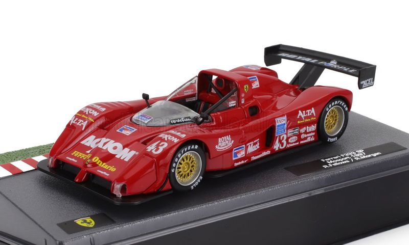 1:43 Hechette - FERRARI - F333 SP 4.0L V12 TEAM SCANDIA N 43 12h SEBRING 1997 CHARLES MORGAN - ROB MORGAN - FERMIN VELEZ - ANDY EVANS 1:43 Hechette - FERRARI - F333 SP 4.0L V12 TEAM SCANDIA N 43 12h SEBRING 1997 CHARLES MORGAN - ROB MORGAN - FERMIN VELEZ - ANDY EVANS