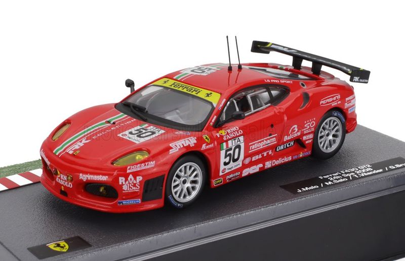1:43 Hechette - FERRARI - F430GT 4.0L V8 TEAM AF CORSE N 50 24h 24h SPA FRANCORCHAMPS 2008 JAIME MELO - TONI VILANDER - GIANMARIA BRUNI - MIKA SALO 1:43 Hechette - FERRARI - F430GT 4.0L V8 TEAM AF CORSE N 50 24h 24h SPA FRANCORCHAMPS 2008 JAIME MELO - TONI VILANDER - GIANMARIA BRUNI - MIKA SALO